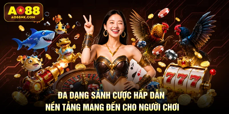 Đa dạng sảnh cược hấp dẫn nền tảng mang đến cho người chơi