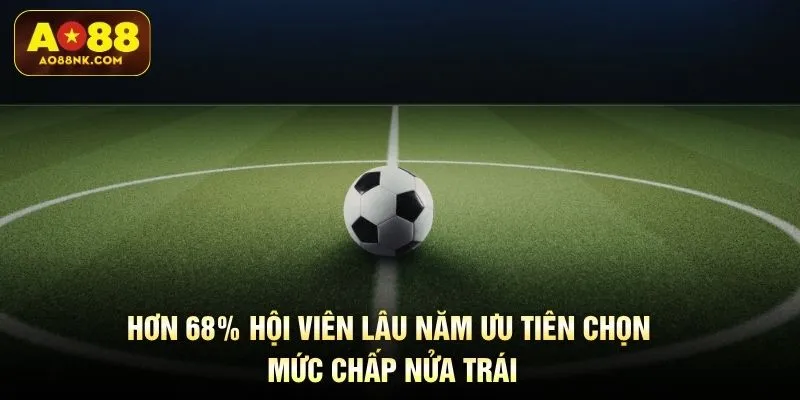 Hơn 68% hội viên lâu năm ưu tiên chọn mức chấp nửa trái
