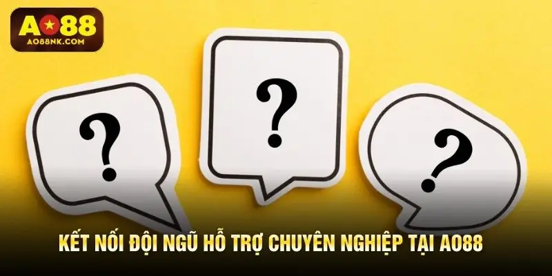 Kết nối đội ngũ hỗ trợ chuyên nghiệp tại AO88