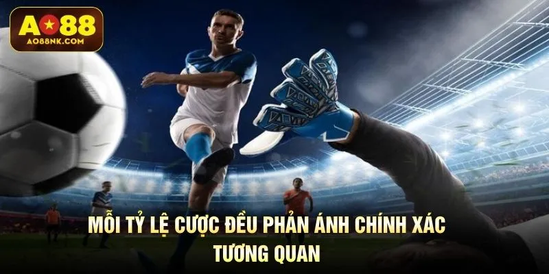 Mỗi tỷ lệ cược đều phản ánh chính xác tương quan