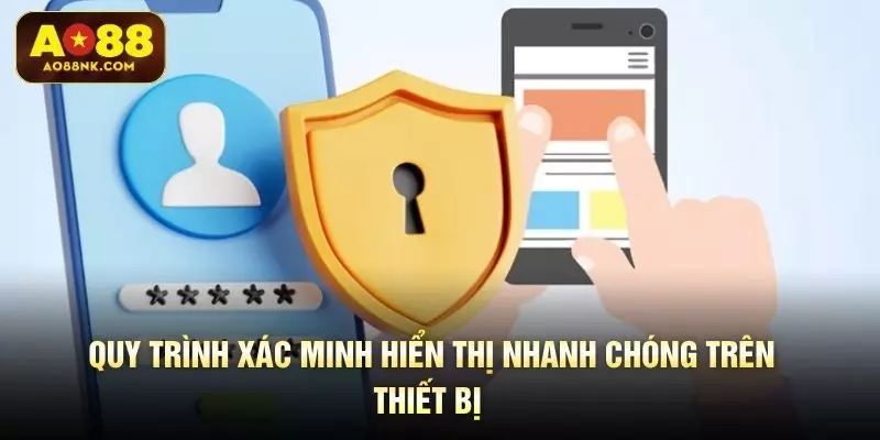 Quy trình xác minh hiển thị nhanh chóng trên thiết bị