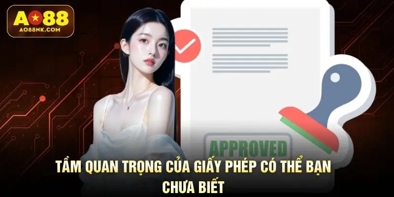 Tầm quan trọng của giấy phép có thể bạn chưa biết